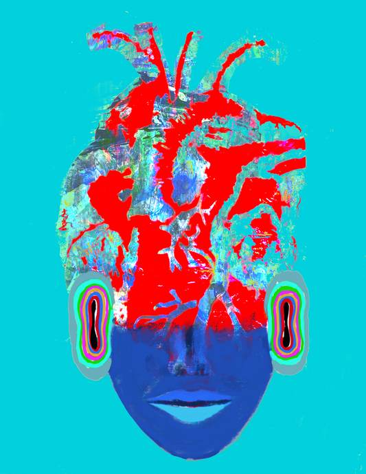 Heart headed [ blue ]